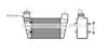 AVA QUALITY COOLING AI4225 Intercooler, charger